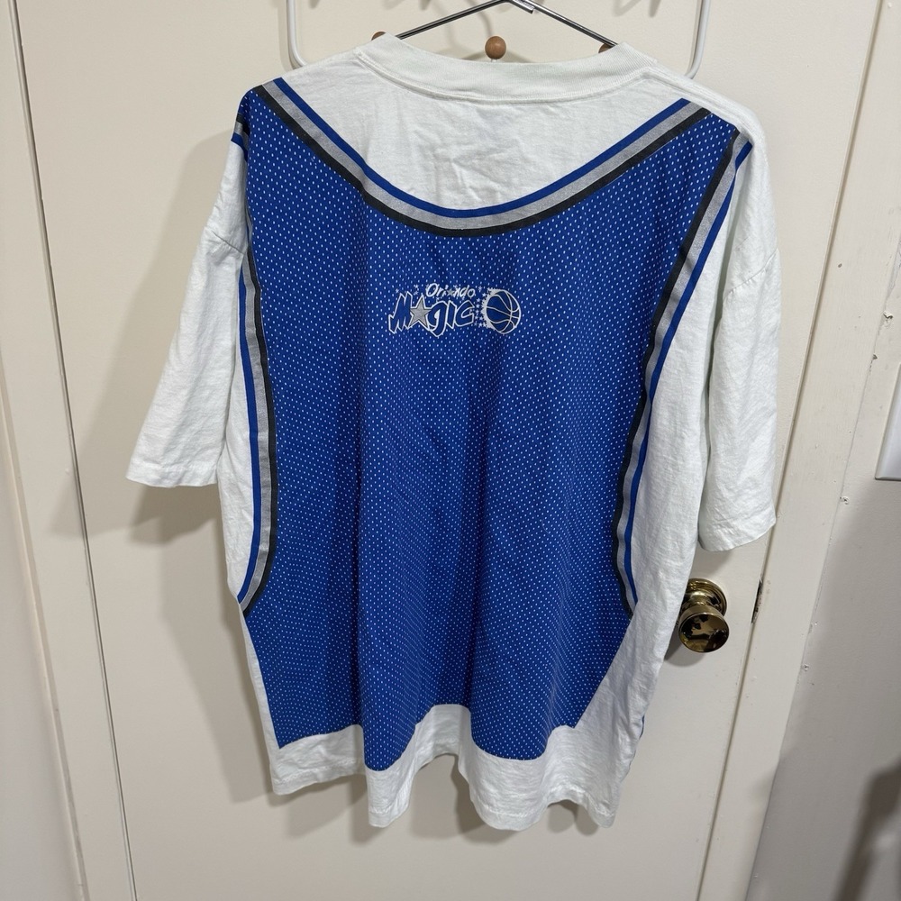VTG Orlando Magic Tshirt Adult XL White Salem Sportswear NBA Basketball Mens 90s - Picture 7 of 11